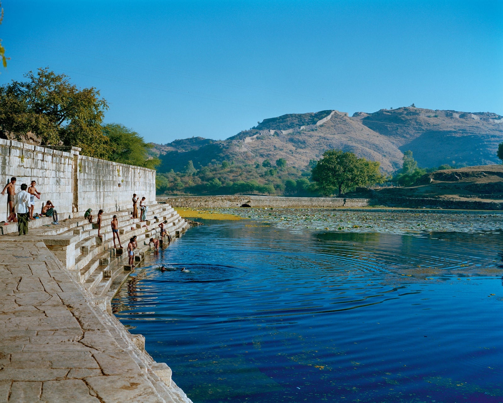 Fine art photography by André Wagner: At the Kund of the Eklingeswar Shiva Temple in Rajasthan.