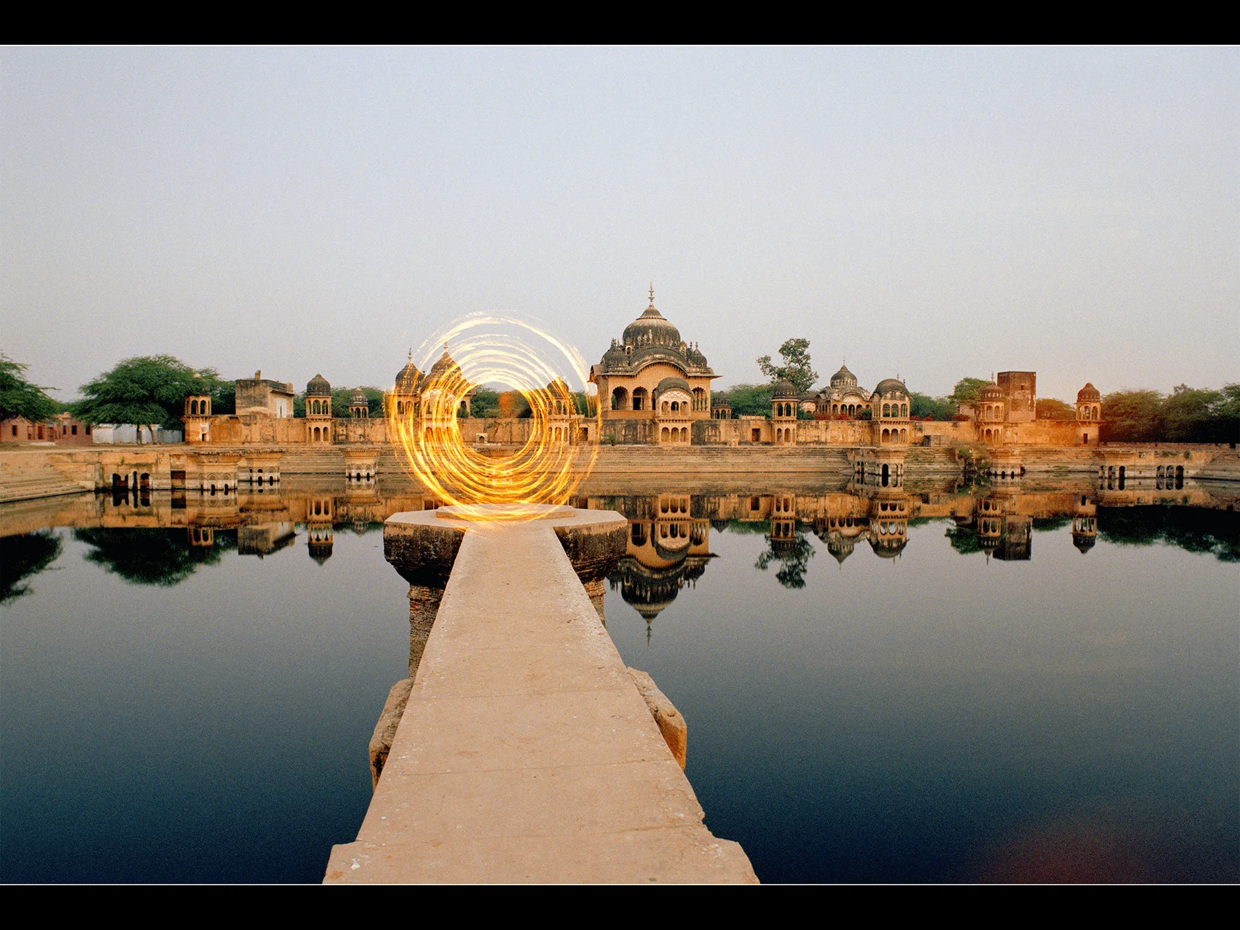 View of the photographic artwork &ldquo;Dimension Door, Indien&rdquo; by Andr&eacute; Wagner.