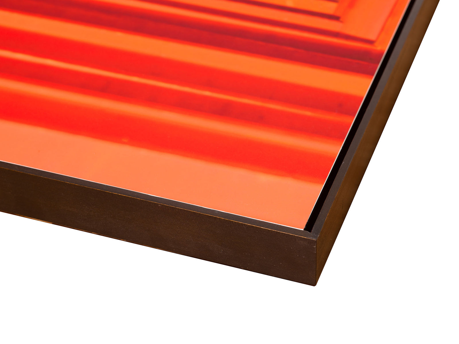 Frame and edge detail of the photographic artwork “Fushimi inari-taisha 5, Japan” by André Wagner.