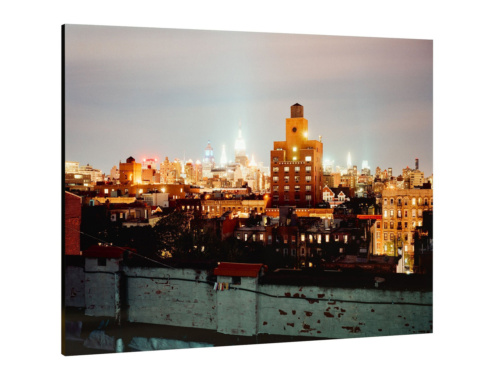 Autre vue de l’œuvre photographique « Ny rooftop 2, Usa » d’André Wagner.