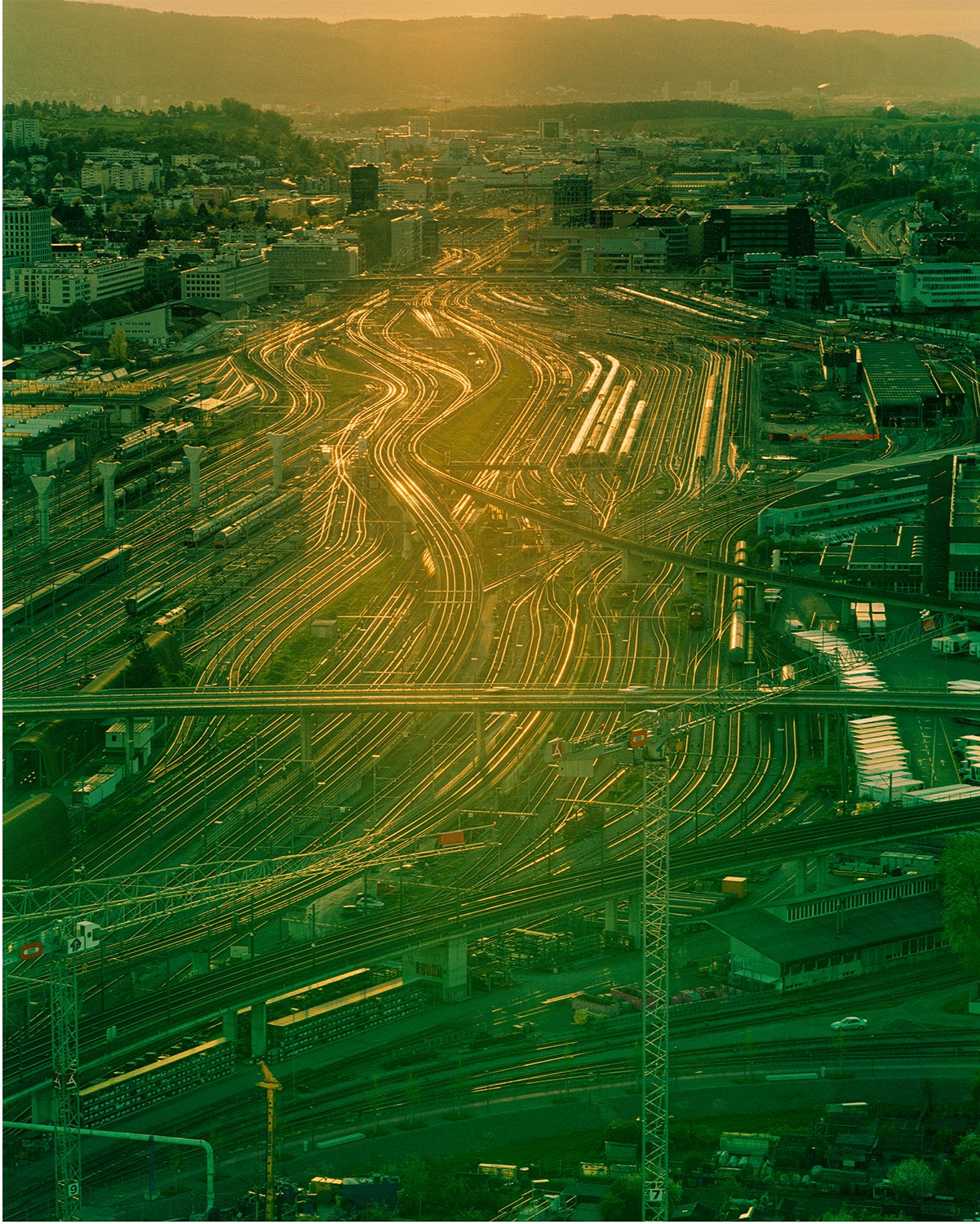 Photographie d’art d’André Wagner: Tracks, Schweiz.