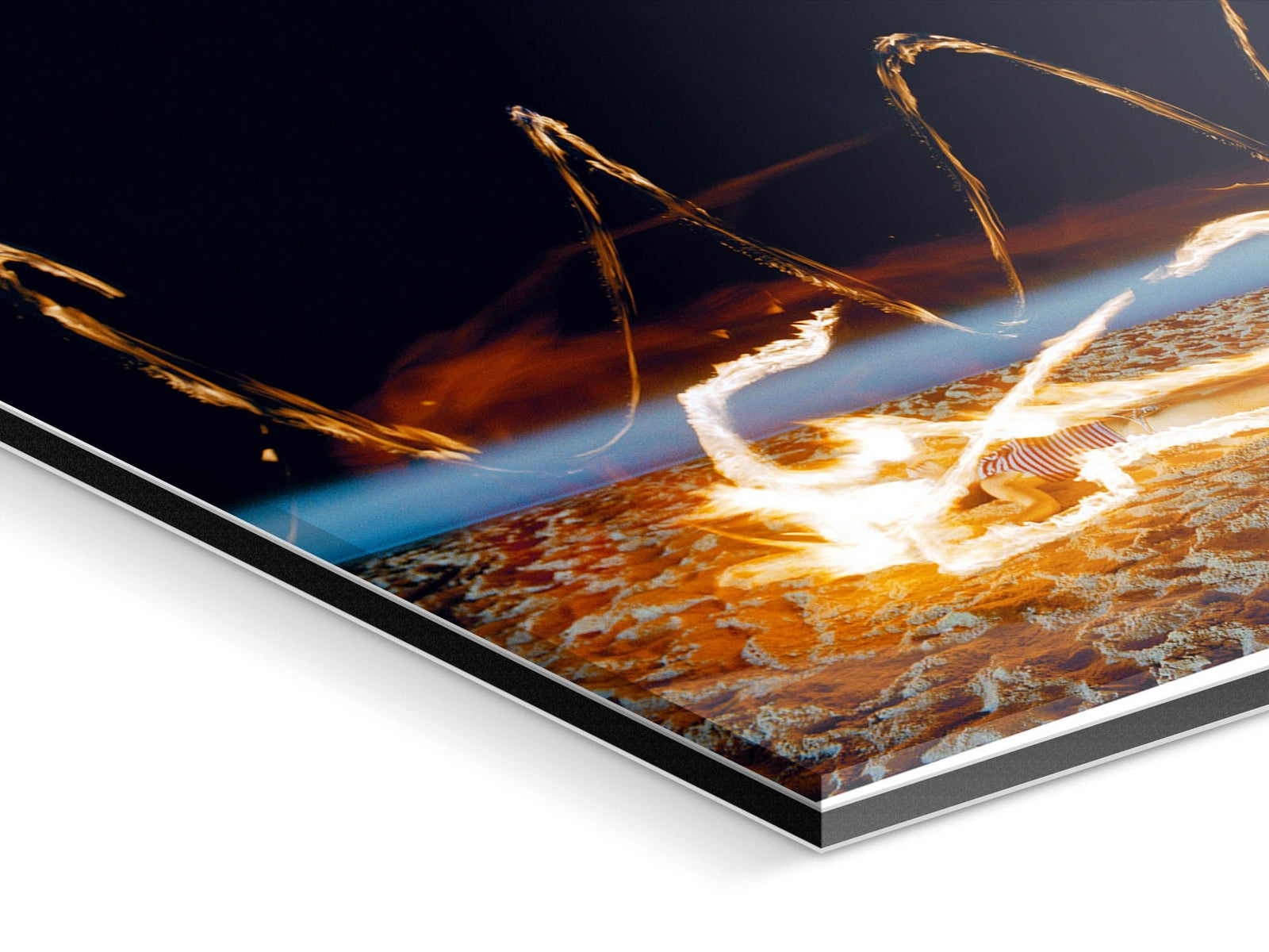 Frame and edge detail of the photographic artwork “Twin souls, Spanien” by André Wagner.