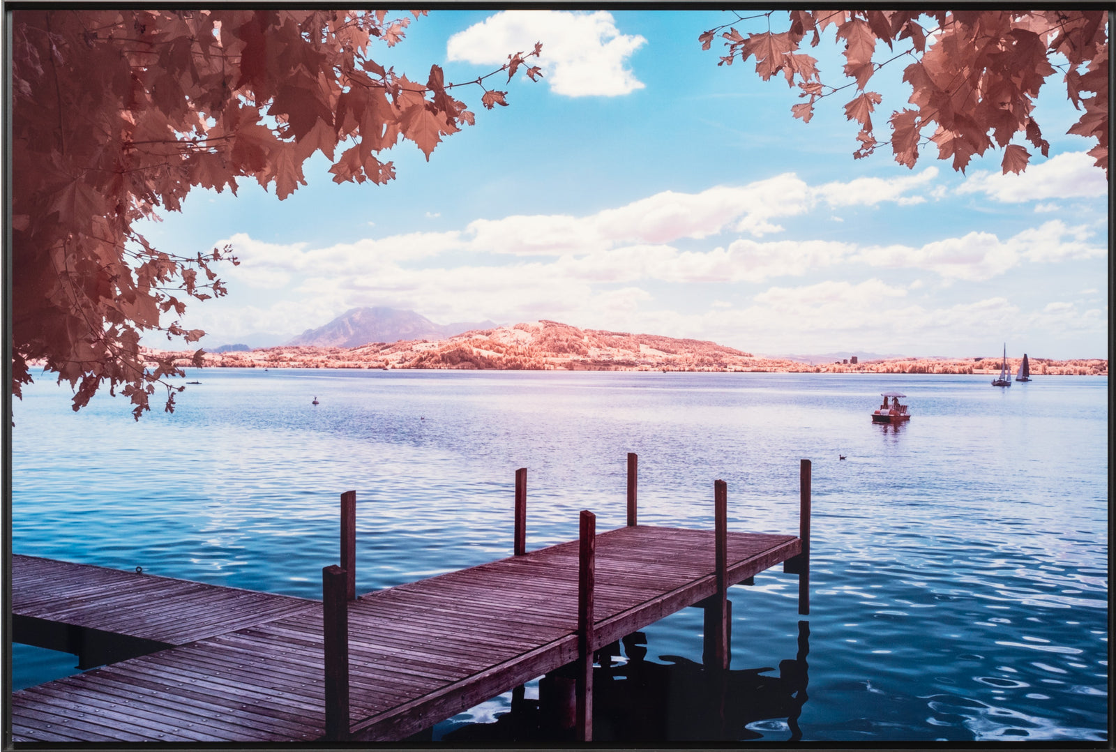 Photographie d’art infrarouge d’André Wagner: Zugersee 1, Schweiz.