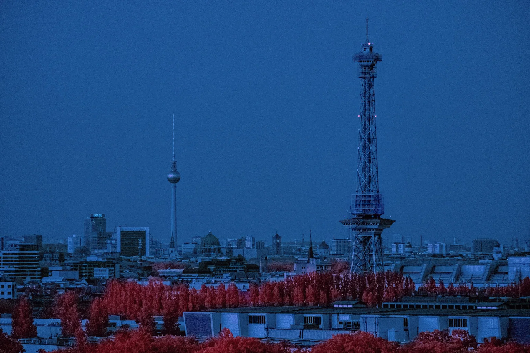 Blick &uuml;ber die Berliner Skyline.