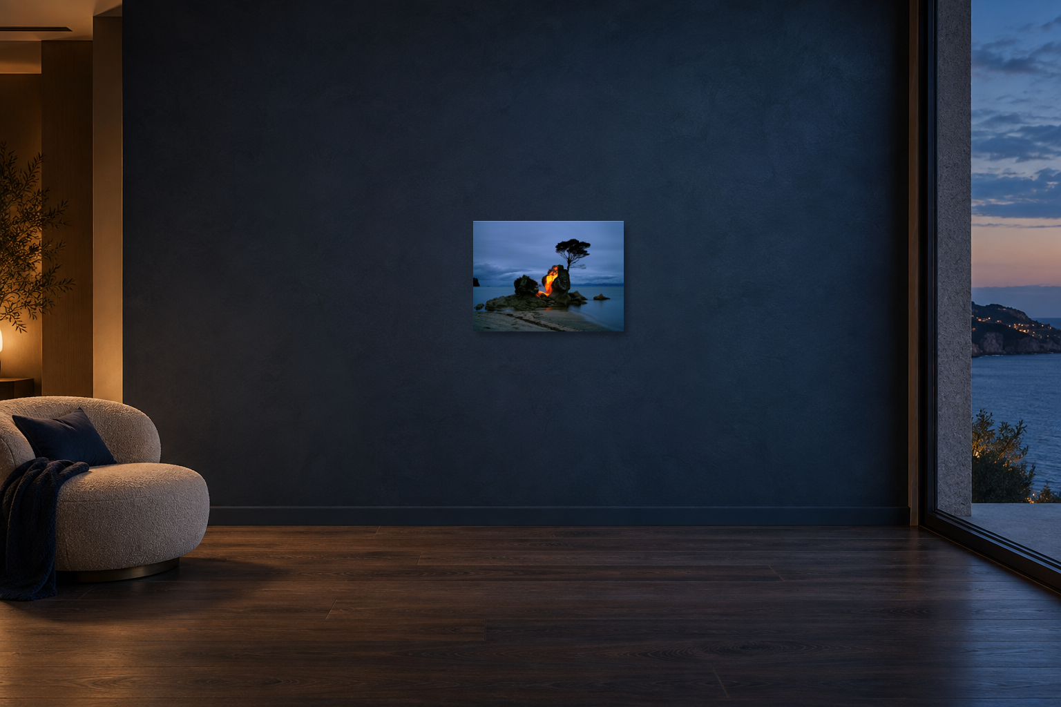 TO PLAY WITH FIRE, NEUSEELAND — Raumansicht, Edition 60 × 82 cm