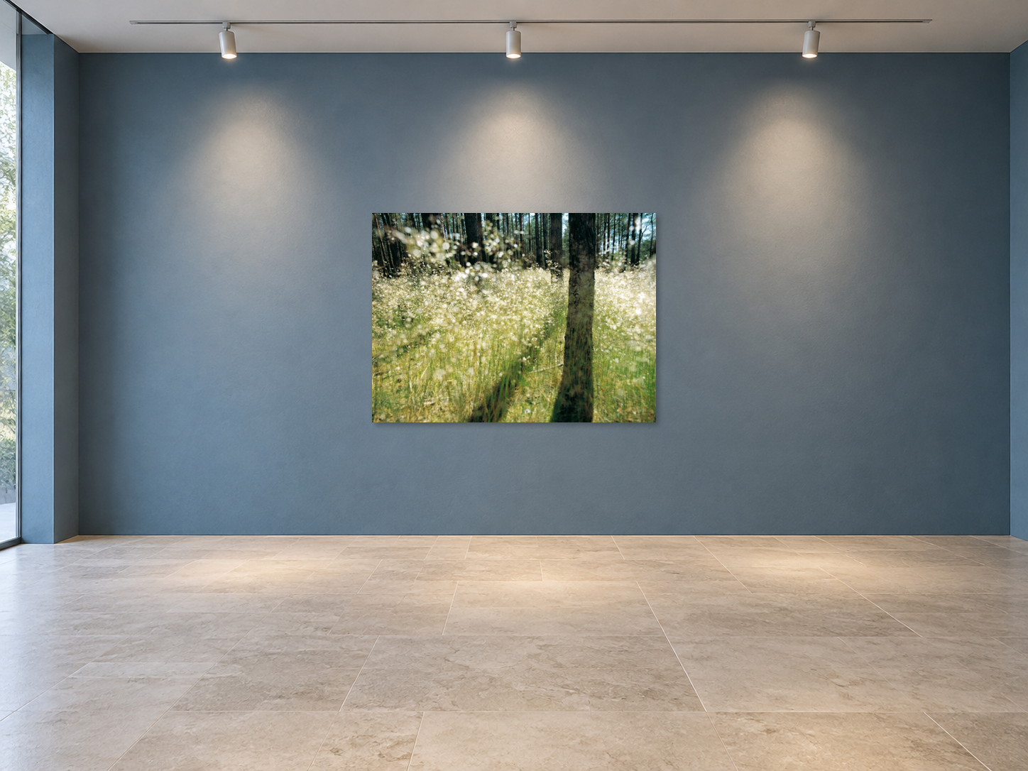 FOREST AND LIGHT, DEUTSCHLAND — vue en situation, 108 × 146 cm