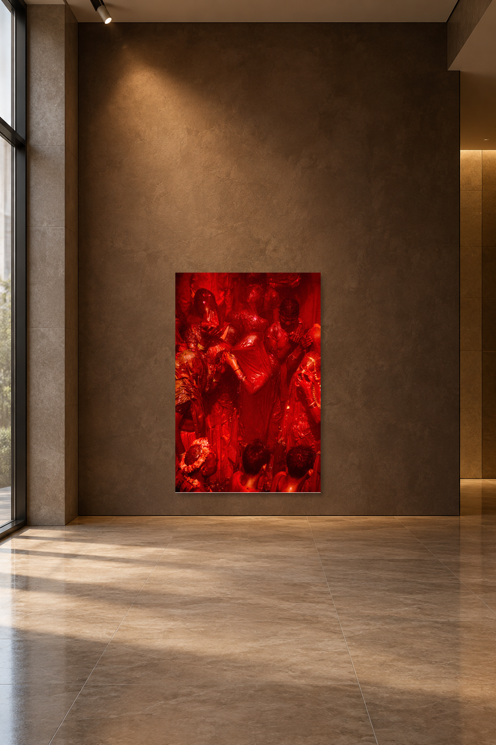 HOLI 1, INDIEN — Raumansicht, Edition 162 × 108 cm