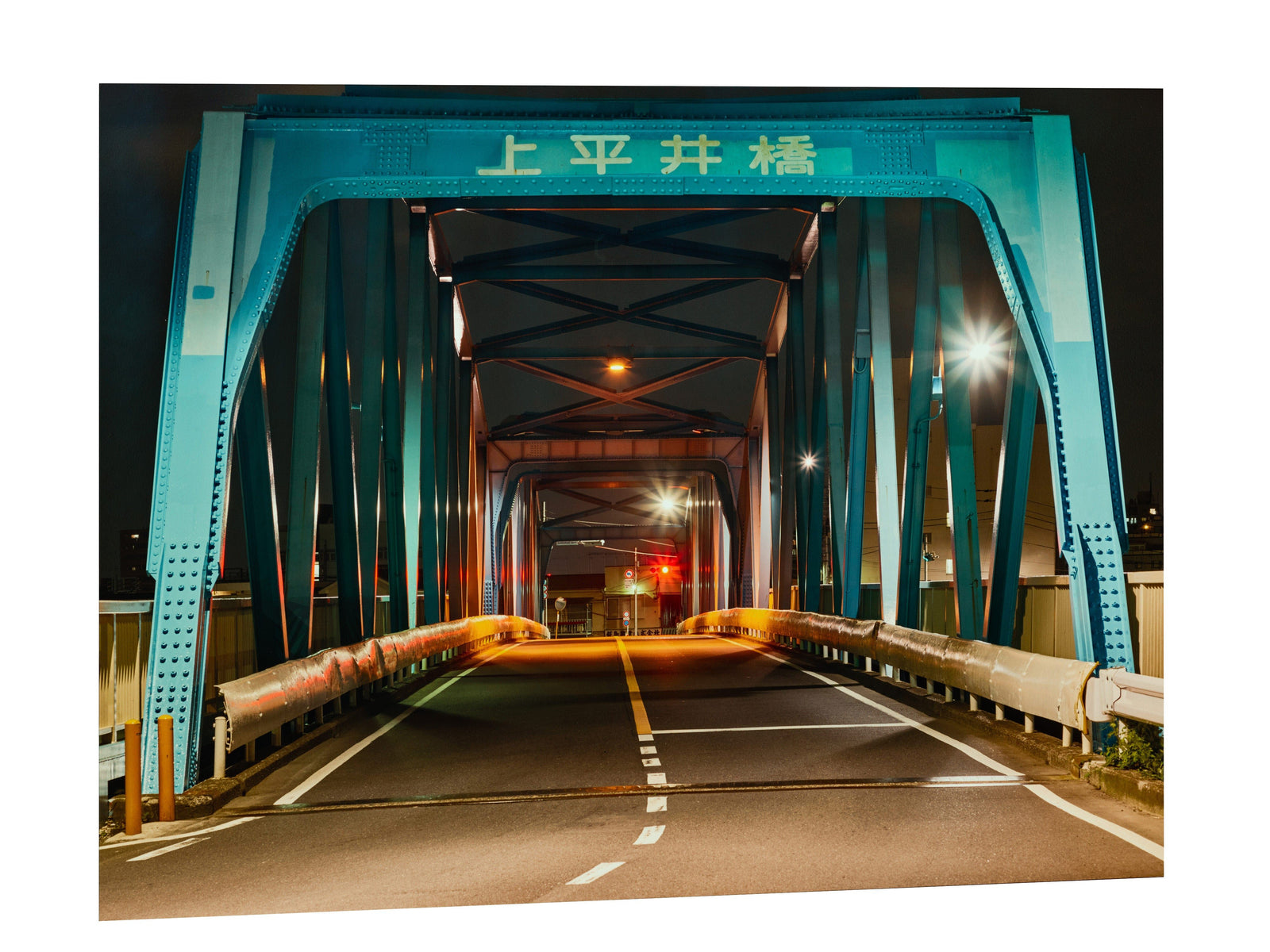 Blue bridge in tokyo, Japan