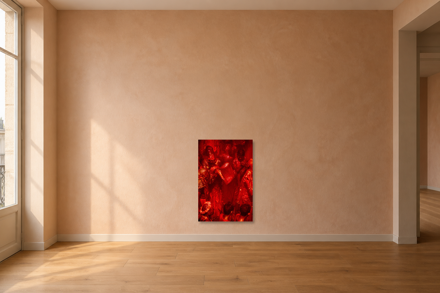 HOLI 1, INDIEN — Raumansicht, Edition 108 × 72 cm