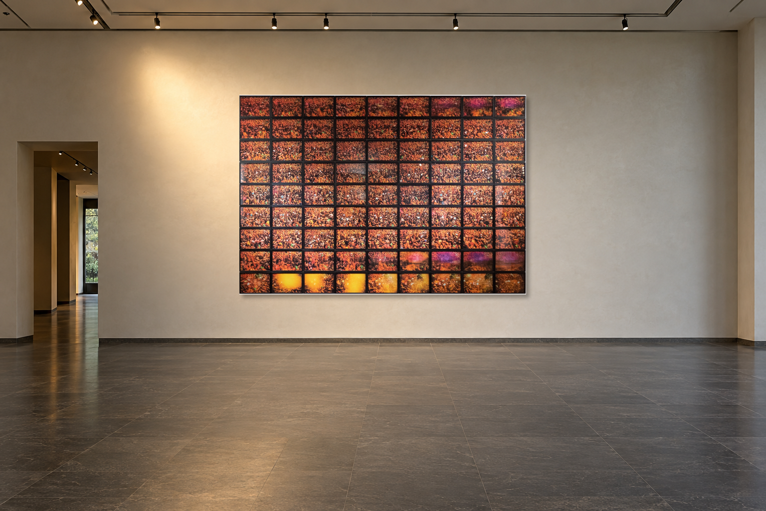 PIGMENT AND WATER, INDIEN — vue d’intérieur, installation complète 193 × 283 cm
